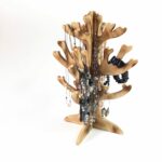 Nyaklánctartó fa fából/wooden necklace holder tree