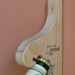 Fali sörnyitó fából/wooden wall bottle opener