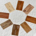 Fa névjegykártyák/wooden business cards