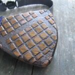 Kockás csokornyakkendő diófából 2. / checked bow-tie made of walnut