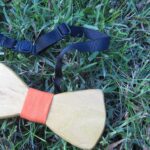 Csokornyakkendő akácfából/bow-tie made of wattle