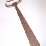 Fa nyakkendő dió színben/ wooden tie with walnut veneer