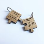Puzzle kulcstartó pár/puzzle key holder pair
