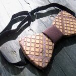 csokornyakkendo kockas barna:bow-tie checked brown IMG_3901