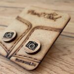 Tölgyfa fényképezőgép mandzsetta_Oak wooden camera cufflinks