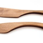 Vajazó kések diófából / Butter knives from solid walnut wood