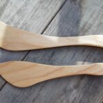 Vajazó kések kőrisfából / Butter knives from solid ash wood