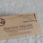 UV nyomtatott bükkfa névjegykártya / UV printed beech wooden business card